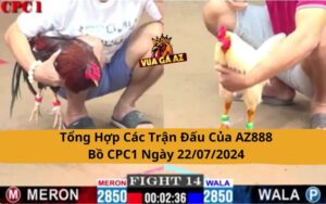 Tổng Hợp Các Trận Đấu Của AZ888 Bồ CPC1 Ngày 22/07/2024